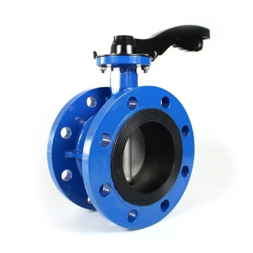 cast-steel-double-flanged-butterfly-valve